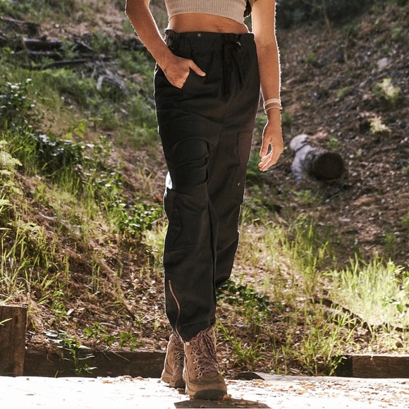 FP Movement by Free People Black Cargo Track Joggers - Picture 5 of 11